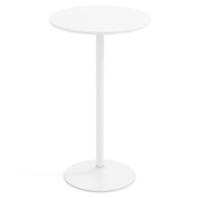 Round Bistro Table 40 Inch Bar Height Tall Coffee Cocktail Table
