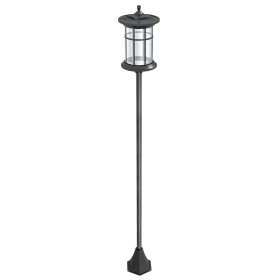 72" Solar Post Light, Cool White LED Outdoor Lamp, Waterproof IP44 for Patio, Garden, Backyard, Pathway