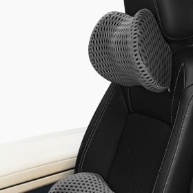 Memory Foam Car Headrest Lumbar Support Set (Option: C-Headrest)