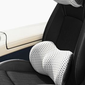 Memory Foam Car Headrest Lumbar Support Set (Option: D-Waist)