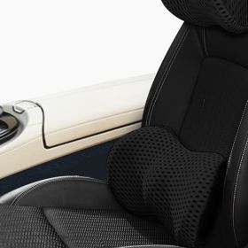 Memory Foam Car Headrest Lumbar Support Set (Option: E-Waist)