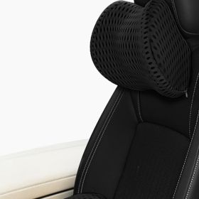 Memory Foam Car Headrest Lumbar Support Set (Option: E-Headrest)
