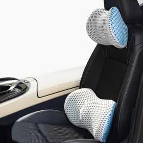 Memory Foam Car Headrest Lumbar Support Set (Option: A-Waist)