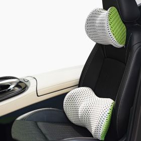 Memory Foam Car Headrest Lumbar Support Set (Option: B-Suit)