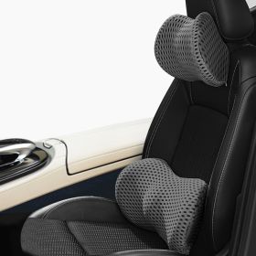 Memory Foam Car Headrest Lumbar Support Set (Option: C-Suit)