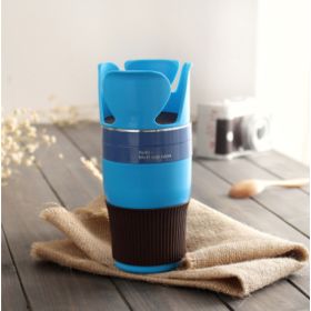Car Cup Holders Car-styling Car Truck Drink Water Cup Bottle Can Holder Door Mount Stand ABS Rubber Drinks Holders (Option: Blue)