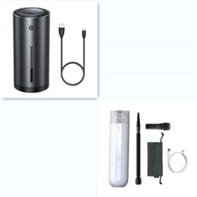 Car Vacuum Cleaner Wireless 5000Pa Handheld Mini Vaccum Cleaner For Car Home Desktop Cleaning Portable Vacuum Cleaner (Option: White-SetB)