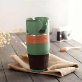 Car Cup Holders Car-styling Car Truck Drink Water Cup Bottle Can Holder Door Mount Stand ABS Rubber Drinks Holders (Option: Green)