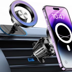 Strong Magnetic Car Phone Holder, Dashboard Mount For Smartphones (Option: Black)