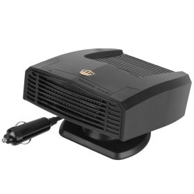 24V 180W OR 12V 150W Portable Car Heater Heating Fan 2 In 1 Defroster Defogger Demister Windshield Heater Automotive Cooling Fan With 360 Degree (Option: 24V)