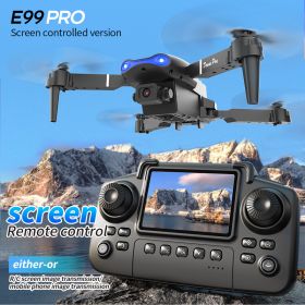 E99Pro Screen Control Dual Electric Drone (Option: default)