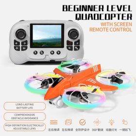 X3-2.8-inch Screen Control - Dual Electric Drone--Orange (Option: default)