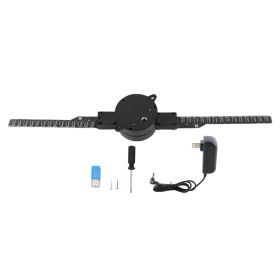 3D Hologram Fan 16.5in 2000x224 WiFi 3D Projector With 224 LED Light Beads For Business Store Advertising 100‑240V US Plug (Option: default)