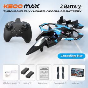 K500 Blue - Dual Electric Drone (Option: default)
