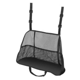 Car Net Pocket Handbag Holder Car Storage Netting Pouch Seat Side Storage Mesh Organizers Bag (Option: Black)