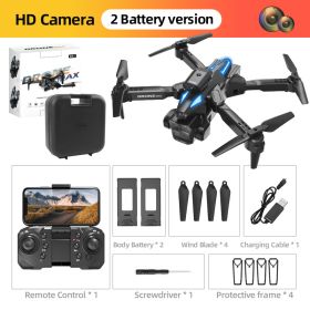 C10 Black - Triple Camera - Dual Electric Drone-BLACK (Option: default)